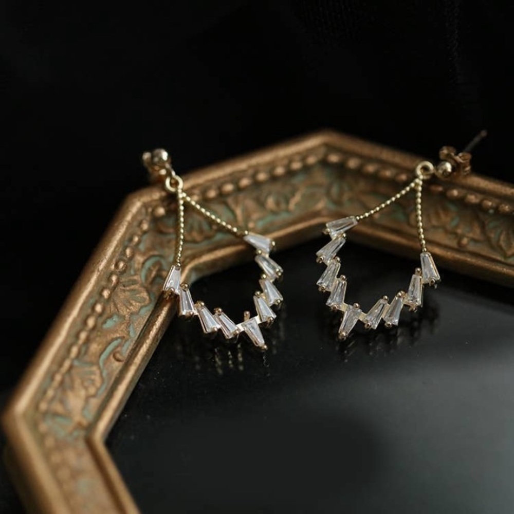 Fairy zircon earrings